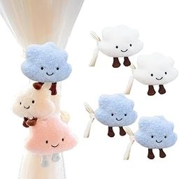Plush Keychain, Cute Keychain for Girls, Aesthetic Key chains Set of 3, Soft Fluffy Cloud Key Ring, Bag Charms for Handbags, Personalized Gift-picture-33