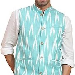 Men's Casual Nehru Jacket Business Vests Lightweight Waistcoat Slim Fit Suit Vest-21