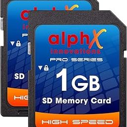 AlphX 1gb SD Secure Digital Memory Cards, Pack of 2 - Compatible with all Digital Cameras-image-49