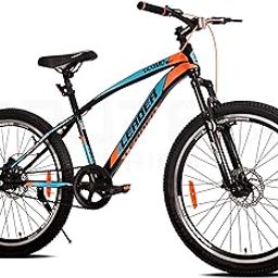 Leader Taximo 26T Single Speed MTB Cycle | Free Pan India Installation| Dual Disc Brake and Front Suspension Ideal for 12+ Years Unisex | Multicolor | 18 Inch Frame-image-65
