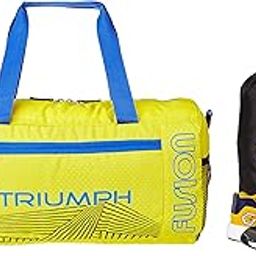 Nx-2 Yellow/Blue Size-7 with Triumph Gym Bag Fusion Pro-88 Yellow/Royal-image-38