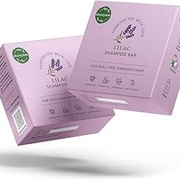 Shunyam Shampoo Bar for Dull Hair – Coconut Oil, Lavender & Eucalyptus, Glycerine | Nourishing, Natural Hair Care, Vegan, Eco Friendly | Lilac | 70g-image-83