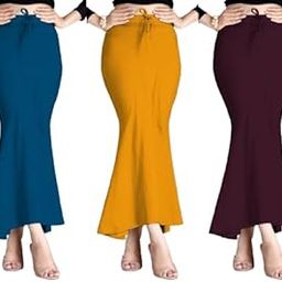 Women’s Perfect Curvy Look Saree Shapewear (3__Petti__Teal__Yellow__Purple__XL-1)-image-89