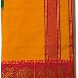 Jacquard Border Cotton Angavastram/towel/kasavu Shawl/melmundu/uthareeyam for Men-picture-41