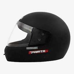 Xinor Spartan Full Face Helmet for Men and Women ISI Standard -Medium,580MM (MT Black)-picture-11