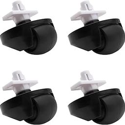 Ulimymei Front Caster Wheel Compatible with Robotock S55 Max,S6 Pure,S6 MaxV,S7,S7+,S7 MaxV, S8, S8+, S8 max Ultra Q5 Q7 Max Series Vacuum Cleaner Robot (4pack, Black)-picture-14