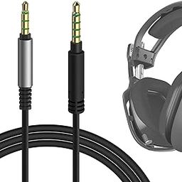 Geekria QuickFit Audio Cable Compatible with Astro A40 tr, A40, A30, A10 Gen 2, A10 Gaming Headsets Cable, 4 Steps to 5 Steps 3.5mm Aux Replacement Stereo Cord (6 ft/1.7 m)(Black)-image-35