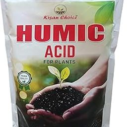 KISAN CHOICE Humic Acid 98% for Plant (15 Kg) Plant Growth Enhancer, Soil Conditioner, Improves Roots System (Super Potassium Humate Shiny Flakes 98%)-image-32