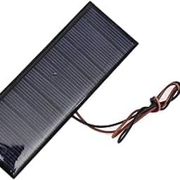 Electronic Spices 6V 70mA Rectangle Shape WIRE ATTACHED Mini Power Solar Cells for Solar Panels - DIY Projects (110 X 40 MM)-27