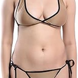 Women Halter Neck Bikini top Bra with Ruched-Back Panty Lingerie Set-image-22