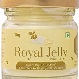Shiva Organic Royal Jelly Powder 10g - Freeze Dry 10-HDA:6% I Immune Booster I High Minerals & Vitamins I Fertility Booster I Equivalent to 30g Fresh Royal Jelly-image-27