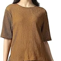 van heusen Women's Solid Regular Fit Blouse-picture-45