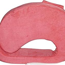 Oscar home Professional Nursing Pillow | Ergonomic Breastfeeding Pillows | Ideal for Lactation Consultants| Breastfeeding Essentials | Handy Side Pocket & Easily Wipes Clean (Peach)-image-20