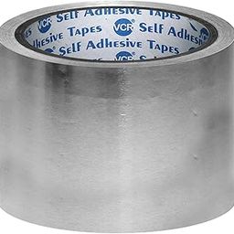 VCR Aluminium Foil Tape - Silver Tape - 18 Meters in Length 72mm / 3" Width - 1 Roll Per Pack - Foil Tape for Air Duct Joining, Used for AC Ducting, Pipe Work, High Temprature Ducting Tape-image-13