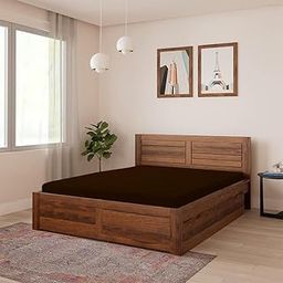 DREAM CARE Cotton Feel Terry 30x72 inch Ultra Soft Waterproof Mattress ProtectorBreathable Hypoallergenic Mattresses Cover for Single Size Bed (2.5x6 feet, Coffee - Pack of 1)-image-74