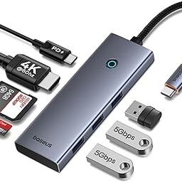Baseus Ultrajoy Series USB C HUB for Type C Laptops (5IN1 - (C to HDMI,USB 3.0,PD))-image-106