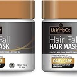 LISSYMOCO Hair Fall Hair Mask with Bamboo Vinegar & Onion Oil | Rejuvenate Scalp Health | Intensify Strong Hair Growth| Hydrates Deeply & Adds Shine | All Hair Types | 250 GM | No Parabens & SLS-image-96