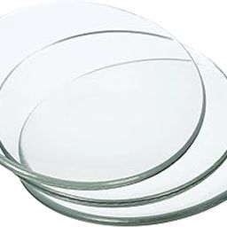 Labxport Borosilicate Watch glass 50 mm 2 inch Diameter forfor beakers Covering lab laboratory Cosmetics School collage Classroom science experiments and STEM education Chemistry use Pack of 3-8