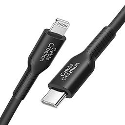 Cablecreation Mfi Certified Usb C To Lightning, Type C To Lightning Cord Fast Charging Cable For Iphone 13, Iphone 12, 12 Pro, 11, X, Xs, 8, Airpods Pro, Charging Adapter (1.8M, Black)-13