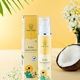 Pure Aura Baby Sunscreen | 100ml | Gental Formuka | Real Herbs | UV Protection | 30 Spf-image-95