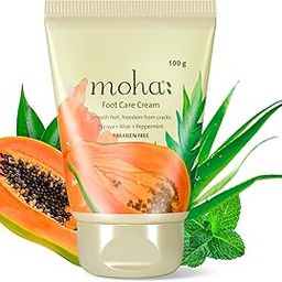 moha: Foot Cream For Rough, Dry and Cracked Heel, Feet Cream For Heel Repair With Benefits Of AleoVera, Papaya & Peppermint (100gm (Pack of 1))-image-81