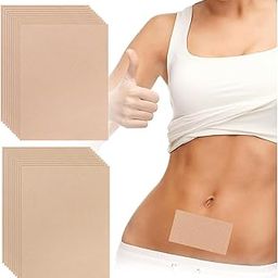 20PCS Tattoo Cover Up Tape, 20Pcs Skin-Friendly Waterproof Patch for Scars & Tattoos, Invisible Adhesive Tape for Daily Use, Travel & Social Occasions, Includes 10 White & 10 Skin Tone Strips-image-1