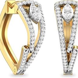 The Mada 18KT Yellow Gold and Solitaire Stud Earrings for Women-image-92