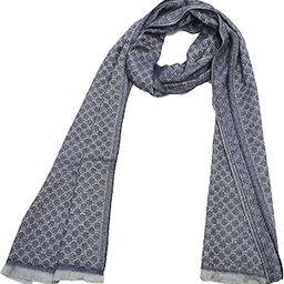 Men printed pure wool fabric Muffler 72 Inch size U1-image-67