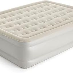 BuntyChiku Single Inflatable Mattress Air Mattress Inflatable Queen Mattress Built-in Air Pump, air Mattress Bed for champing Travelling, Home, car, Outdoor, Bedroom I Bed, PVC (Pack of 1)-image-16