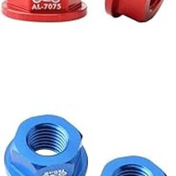 The Style Sutra 4X Aluminum M8 Bike Wheel Hub Axle Nuts for Kids Bicycle Balance Replacement|Sporting Goods | Cycling | Bicycle Components & Parts | Bolts & Fasteners-0