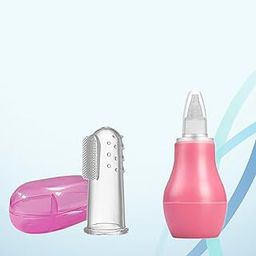 Safe-O-Kid BPA-Free 2-in-1 Baby Care Set – 1 Gentle Tongue Cleaner with 1 Soft Nasal Aspirator for Hygiene & Comfort (Assorted Colours)-image-15