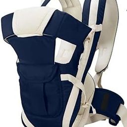 SHIVATMIKA Kids 4-in-1 Adjustable Baby Carrier Bag | Multiple Carry Positions:Baby sefty Belt/Child Safety Strip/Baby Sling Carrier Bag/Baby Back Carrier Bag (Navy Blue) Front Carry Facing-26
