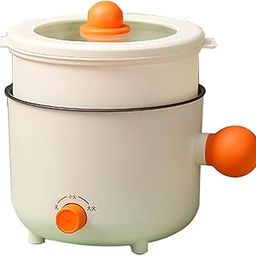 Toriox Electric 1.8L Mini Cooker with Lid and 2 Level Fire Power Mini Electric Cooker Safe for Cooking Easy to Clean Noodle Maker Egg Boiler Hot Pot Vegetable and Pasta & Rice Travel Cookers-13