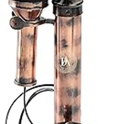 Decor Antique landline Telephone Copper and Black Shaded Rotary landline Telephone Black and Copper Antique Shaded-picture-27
