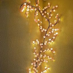 Memories Insite Pink Flower Cherry Blossom Tree Branch LED Light for Home Decor,Wall Decor,Bedroom,Living Room, Decoration, Cherry Blossom Willow Vine Light Decor Aesthetic (1PCS)-image-2