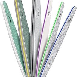 THR3E STROKES Nail File Buffer, Gel Nail File Set Professional Nail Buffer File Block Natural Manicure File Nail Polisher Washable Double-Sided-image-83