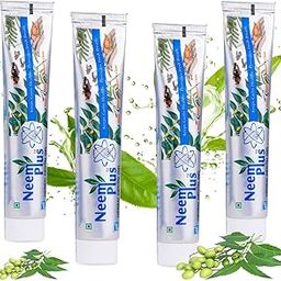 Pil Neem Plus Herbal Dental Gel | Neem toothpaste with Clove, Meswak & Babool | Promotes Fresh Breath & Keep Gum's Healthy (400g, Pack of 4)-picture-29