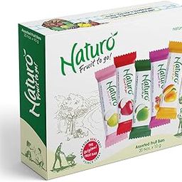 Naturo Bars (Assorted(Apple+Guava+Mango+Raw Mango+Mixed Fruit), 400 g-image-33
