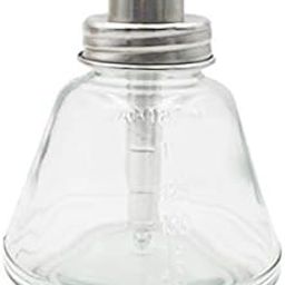 1 Pcs,6 Oz Thick Clear Glass Dispenser Bottle for Nail Polish Remover,Empty Push Down Alcohol Pump Sanitizer Container with Stainless Steel Cap,Metal Core-Eye Makeup Remover Holder-image-52