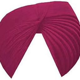 Light Full Voile Traditional Sikh/Punjab/Sardar Turban Pagri or Pagg Cloth Dastar Moorni/Madhurani Pagg for Mens & Boys,7.75 Meter with Silai,Maroon-image-80