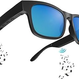 Smart glasses, Bluetooth sunglasses for men and women Dual speakers and Hands-free calling, Polarized lenses, Apply to outdoor sports,travel, Drive listening to music(Blue lenses)-picture-13
