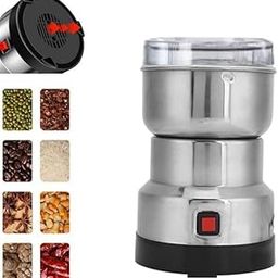 Gladnes Portable Electric Coffee Bean & Spice Grinder – Stainless Steel Dry Food Mill with Copper Motor, Sharp Blades, Transparent Lid & Safety Button – Compact Grinder for Home Kitchen Use-image-85