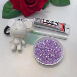 VINTAGER 5D DIY Diamond Painting Rhinestone Bear Making Kit, Crystal Rhinestone Full Drill Craft Handmade Gift for Birthday Valentine's Day Home Decorations-image-31