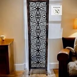 Rose Wood Wooden Partition for Living Room 1 Panels | Wood Screen Separators | Partition Wall Divider for Living Room | Room Partitions and Dividers | Wooden Partition for Pooja Room (Brown)-image-36