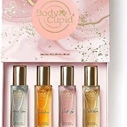 BODY CUPID Luxury Perfume Gift Set For Women 4X20 Ml, Long Lasting Premium Fragrances, Aqua Wave, Secret Love, Seductive, Sweet Passion, 80 Ml - Spray-image-51