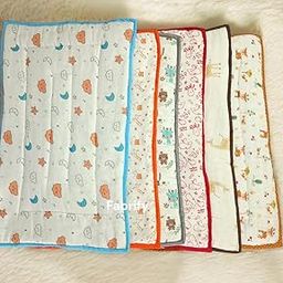 Baby Muslin Cotton Super Soft Mattress Spread,Godadi, Quilt (Pack of 2) (Multi- Random Design)(0-6 Month)-picture-22