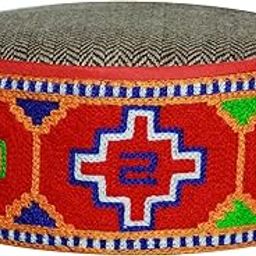 Vastraa Fusion Unisex Woolen Kullu Cap Pahadi Top Traditional Cap-4