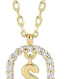 Initial Chain Necklaces for Women 18K Gold Plated Lightweight Stylish Trendy Initial Letter Pendant, Latest Initial Jewellery for Girls | Lena - A Personalized Gift for Women & Girls-7