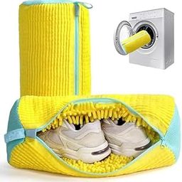 Shoe Washing Machine Bag, Invisible Zipper Side Opening Shoe Washing Bag for Washer and Dryer, Shoe Laundry Bags for Sneakers, Reusable Shoe Cleaning Bag for All Shoe Sizes(Laundry shoe bag)-picture-40