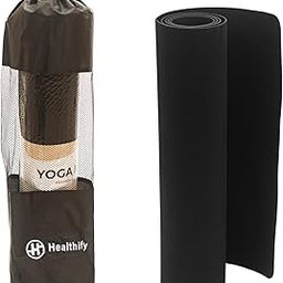HealthifyMe Yoga Mat for Woman, Man & Kids with Cover Bag for Home/Travel- 4mm Thickness, Foldable, Anti-Slip, Anti-Skid Superior Grip, Premium EVA Foam Cushioning, Ultra Durable, Sweat Resistant & Washable-image-16